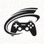 爱游戏体育官方标志，蓝色霓虹风格的品牌图标