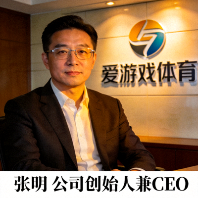 爱游戏体育首席执行官张明先生肖像 - 公司创始人兼CEO