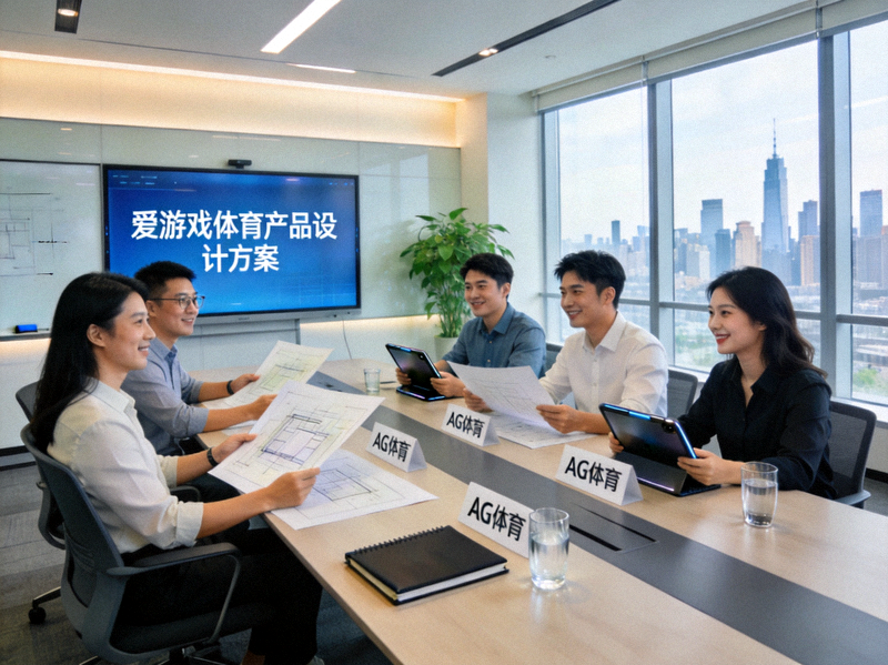 爱游戏体育团队在现代化办公室中协作讨论产品设计的场景