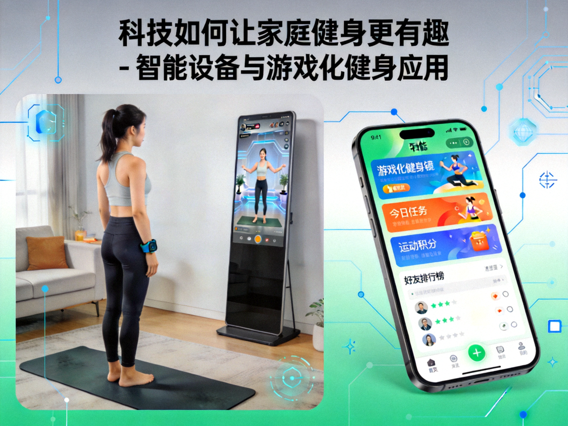 科技如何让家庭健身更有趣 - 智能设备与游戏化健身应用