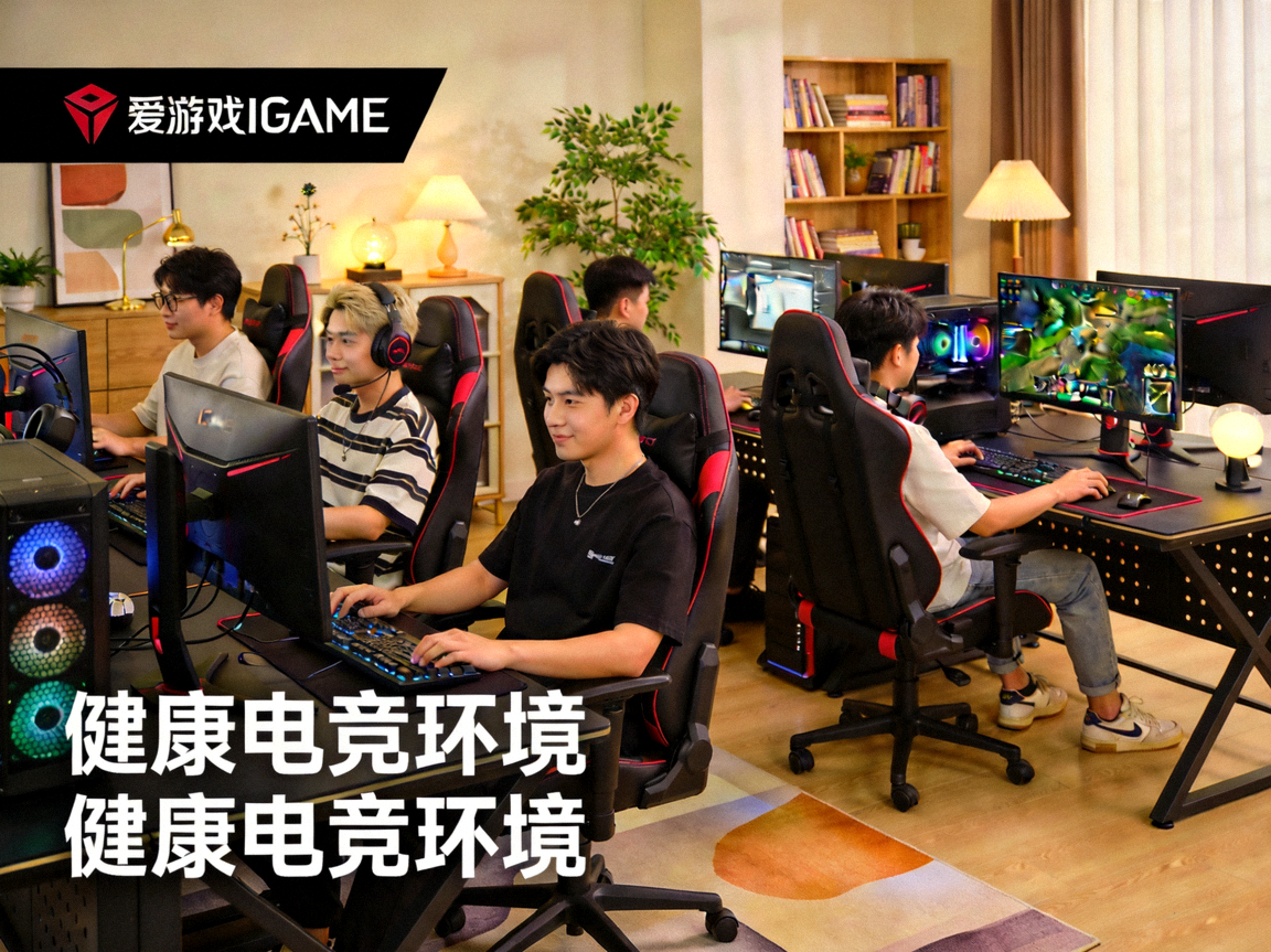 爱游戏IGAME健康电竞环境展示 - 玩家在舒适环境中进行电竞运动