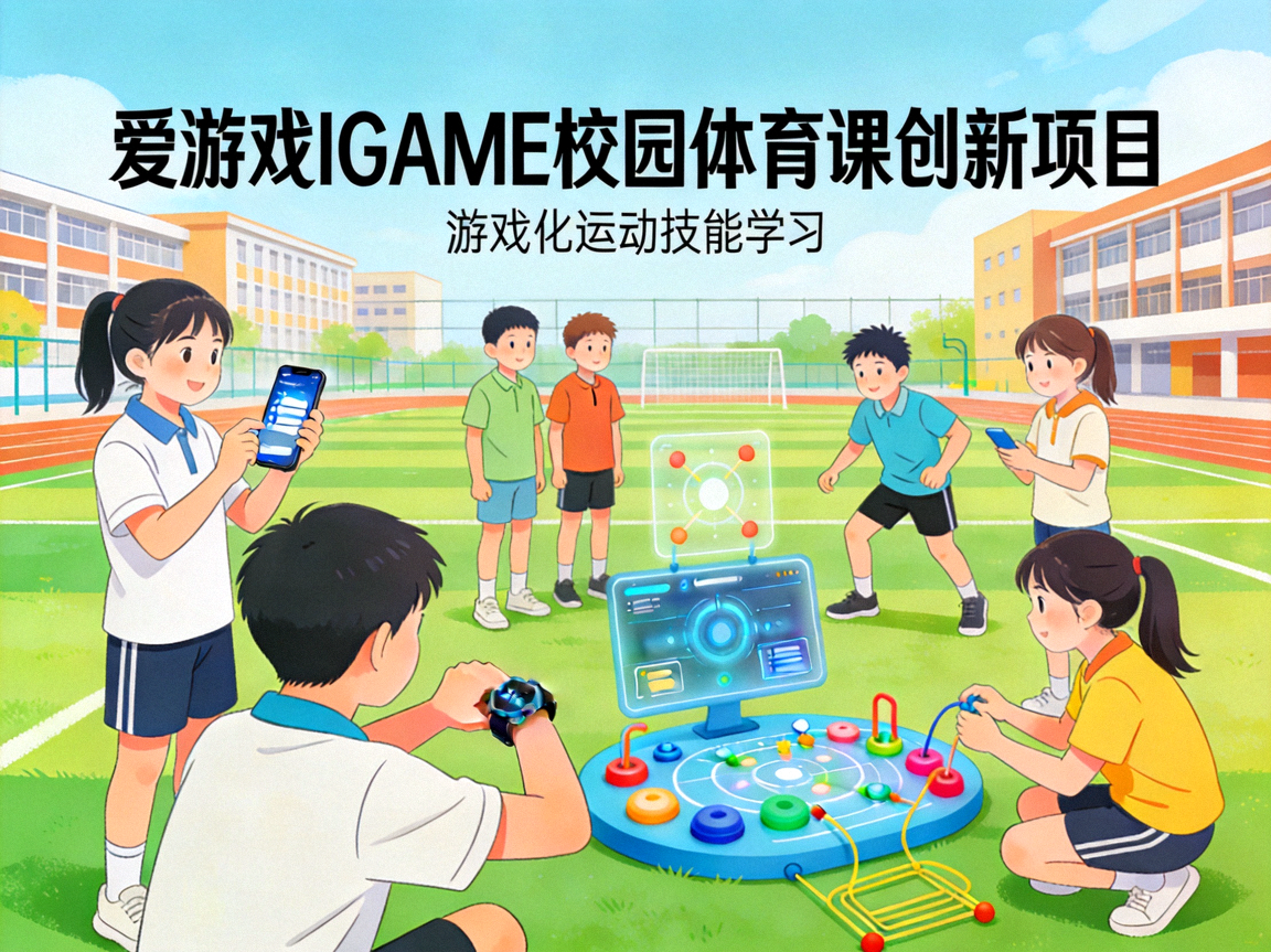 爱游戏IGAME校园体育课创新项目 - 学生通过游戏化方式学习运动技能