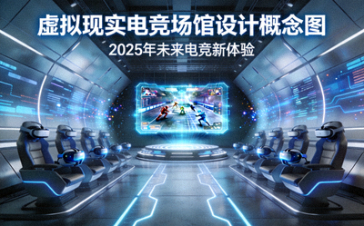 虚拟现实电竞场馆设计概念图