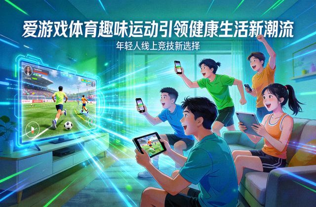 爱游戏体育趣味运动引领健康生活新潮流 - 年轻人参与线上体育竞技场景