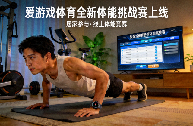 爱游戏体育全新体能挑战赛上线 - 玩家居家参与线上体能竞赛画面