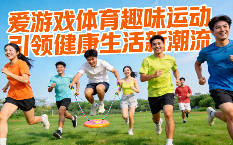 爱游戏体育趣味运动引领健康生活新潮流新闻配图 - 年轻人在户外参与趣味运动