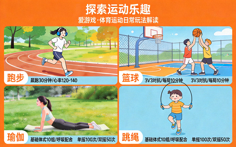 探索运动乐趣爱游戏体育运动日常玩法解读配图