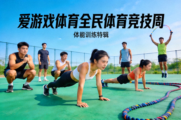 爱游戏体育全民体育竞技周资讯配图，多人一起进行体能训练