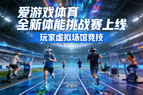 爱游戏体育全新体能挑战赛上线，玩家在虚拟体育场馆中参与竞技的新闻配图