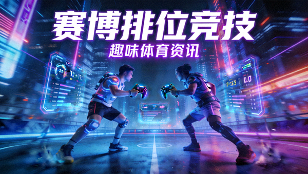 趣味体育资讯配图：玩家在赛博体育场景中参与排位竞技对抗