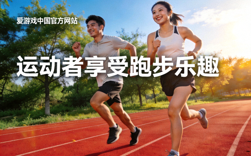 爱游戏中国官方网站新闻配图：运动者在跑道上享受跑步乐趣